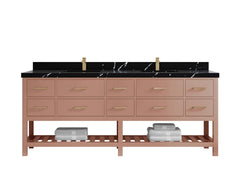 Parker 84 in. W x 22 in. D Double Sink Bathroom Vanity - photo 36