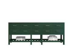 Parker 84 in. W x 22 in. D Double Sink Bathroom Vanity - photo 6