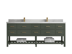 Parker 84 in. W x 22 in. D Double Sink Bathroom Vanity - photo 23