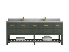 Parker 84 in. W x 22 in. D Double Sink Bathroom Vanity - photo 13