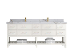 Parker 84 in. W x 22 in. D Double Sink Bathroom Vanity - photo 14