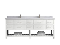 Parker 84 in. W x 22 in. D Double Sink Bathroom Vanity - photo 18