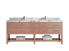 Parker 84 in. W x 22 in. D Double Sink Bathroom Vanity - photo 24