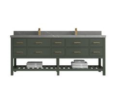 Parker 84 in. W x 22 in. D Double Sink Bathroom Vanity - photo 19