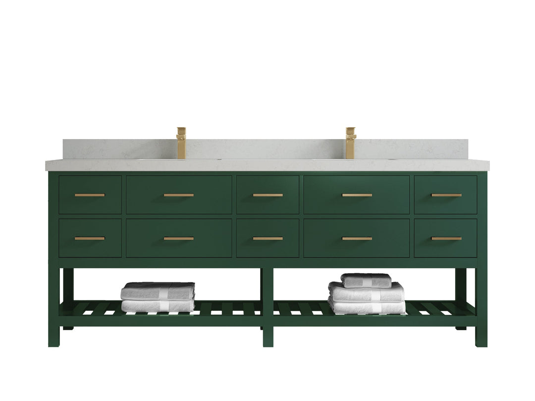 Parker 84 in. W x 22 in. D Double Sink Bathroom Vanity - Willow Bath and Vanity