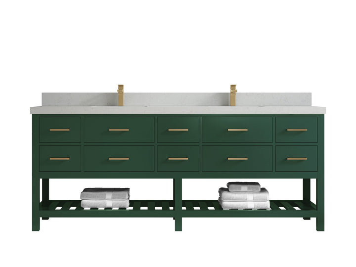 Parker 84 in. W x 22 in. D Double Sink Bathroom Vanity - photo 10