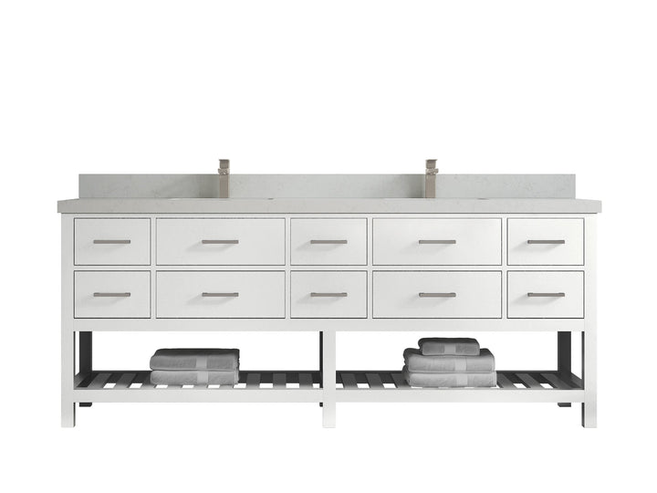 Parker 84 in. W x 22 in. D Double Sink Bathroom Vanity - photo 10