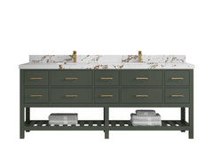 Parker 84 in. W x 22 in. D Double Sink Bathroom Vanity - photo 22