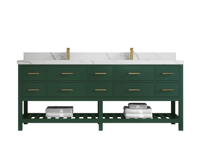 Parker 84 in. W x 22 in. D Double Sink Bathroom Vanity - Willow Bath and Vanity