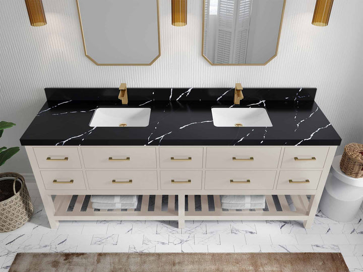 Parker 84 in. W x 22 in. D Double Sink Bathroom Vanity - photo 11