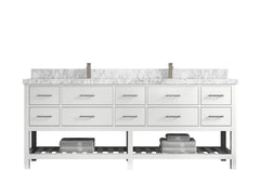 Parker 84 in. W x 22 in. D Double Sink Bathroom Vanity - photo 8
