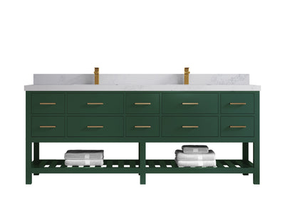 Parker 84 in. W x 22 in. D Double Sink Bathroom Vanity - Willow Bath and Vanity