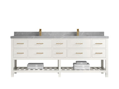 Parker 84 in. W x 22 in. D Double Sink Bathroom Vanity - photo 25