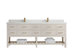 Parker 84 in. W x 22 in. D Double Sink Bathroom Vanity - photo 38