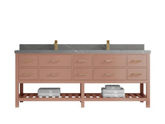 Parker 84 in. W x 22 in. D Double Sink Bathroom Vanity - photo 22