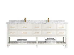 Parker 84 in. W x 22 in. D Double Sink Bathroom Vanity - photo 8