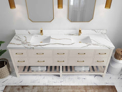 Parker 84 in. W x 22 in. D Double Sink Bathroom Vanity - photo 13