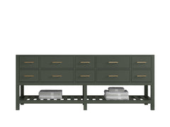 Parker 84 in. W x 22 in. D Double Sink Bathroom Vanity - photo 6