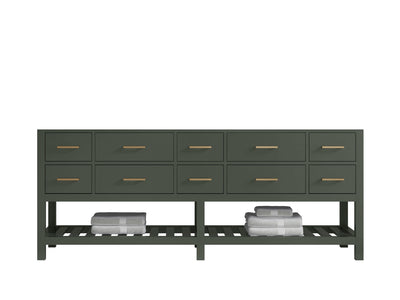Parker 84 in. W x 22 in. D Double Sink Bathroom Vanity - Willow Bath and Vanity