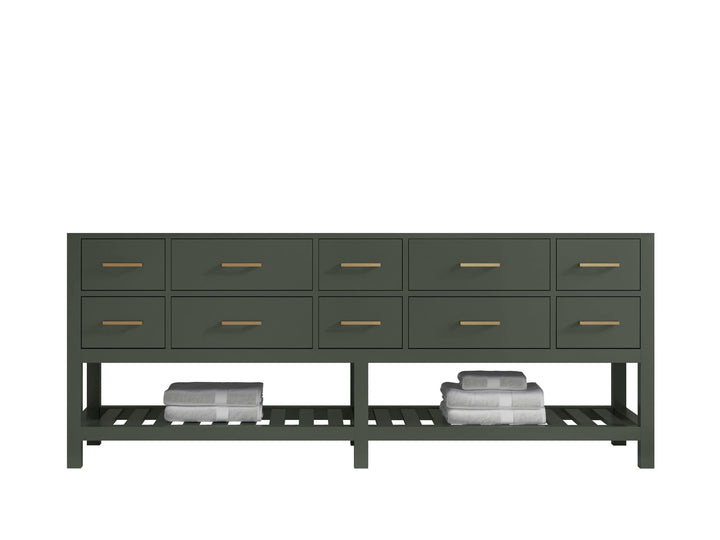 Parker 84 in. W x 22 in. D Double Sink Bathroom Vanity - photo 6