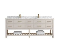 Parker 84 in. W x 22 in. D Double Sink Bathroom Vanity - photo 8