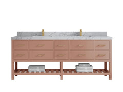 Parker 84 in. W x 22 in. D Double Sink Bathroom Vanity - photo 30