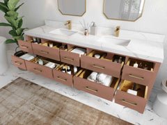 Parker 84 in. W x 22 in. D Double Sink Bathroom Vanity - photo 3