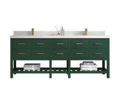Parker 84 in. W x 22 in. D Double Sink Bathroom Vanity - photo 1