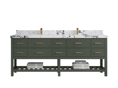 Parker 84 in. W x 22 in. D Double Sink Bathroom Vanity - photo 24