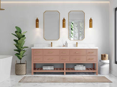 Parker 84 in. W x 22 in. D Double Sink Bathroom Vanity - photo 4