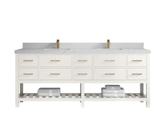 Parker 84 in. W x 22 in. D Double Sink Bathroom Vanity - photo 22