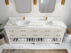 Parker 84 in. W x 22 in. D Double Sink Bathroom Vanity - photo 13