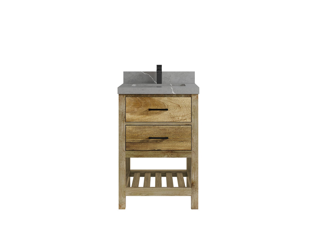 Parker Mango Wood 24 in. W x 22 in. D Single Sink Bathroom Vanity | 
              
                Natural Mango
                
                  
             - PRK_MG_NT_PT_GR_24 - photo №14