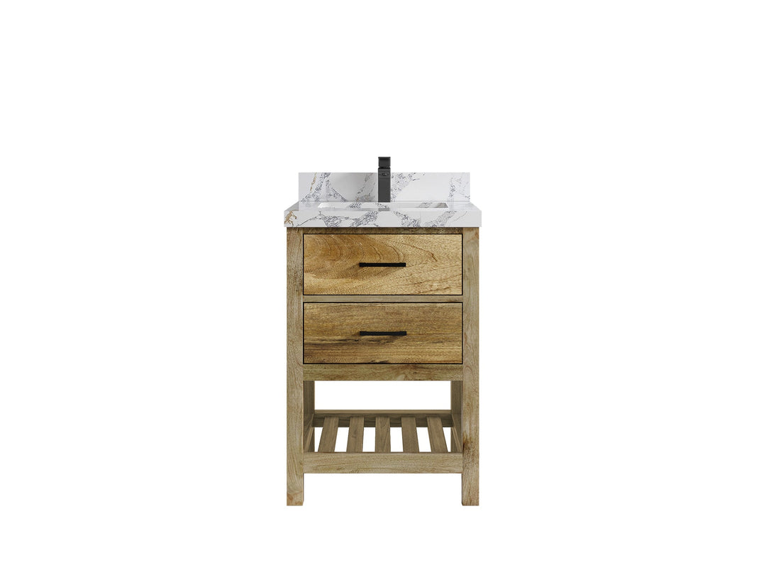 Parker Mango Wood 24 in. W x 22 in. D Single Sink Bathroom Vanity | 
              
                Natural Mango
                
                  
             - PRK_MG_NT_PT_GR_24 - photo №9
