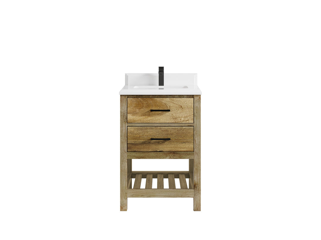 Parker Mango Wood 24 in. W x 22 in. D Single Sink Bathroom Vanity | 
              
                Natural Mango
                
                  
             - PRK_MG_NT_PT_GR_24 - photo №11