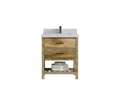 Parker Mango Wood 30 in. W x 22 in. D Single Sink Bathroom Vanity - Willow Bath and Vanity