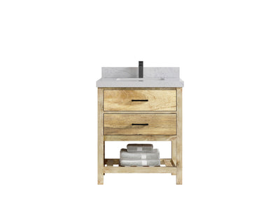 Parker Mango Wood 30 in. W x 22 in. D Single Sink Bathroom Vanity - Willow Bath and Vanity