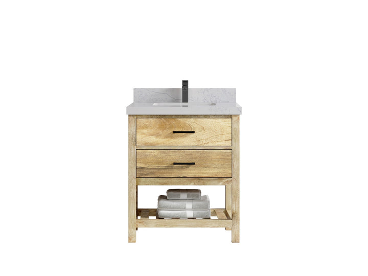 Parker Mango Wood 30 in. W x 22 in. D Single Sink Bathroom Vanity - photo 1