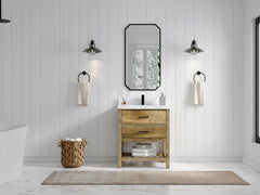 Parker Mango Wood 30 in. W x 22 in. D Single Sink Bathroom Vanity - photo 4