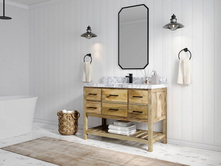 Parker Mango Wood 48 in. W x 22 in. D Single Sink Bathroom Vanity - photo 2