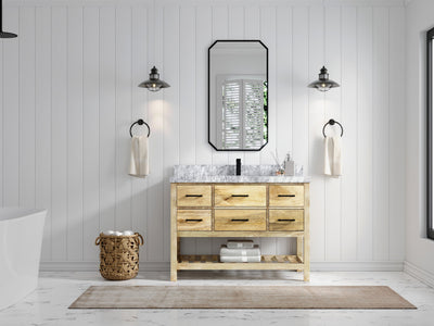 Parker Mango Wood 48 in. W x 22 in. D Single Sink Bathroom Vanity - Willow Bath and Vanity