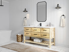 Parker Mango Wood 60 in. W x 22 in. D Single Sink Bathroom Vanity - photo 2