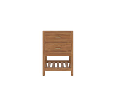 Parker Teak Wood 24 in. W x 22 in. D Single Sink Bathroom Vanity - photo 6