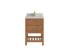 Parker Teak Wood 24 in. W x 22 in. D Single Sink Bathroom Vanity - photo 22