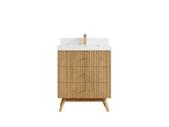 Pasadena White Oak 30 in. W x 22 in. D Single Sink Bathroom Vanity - photo 44