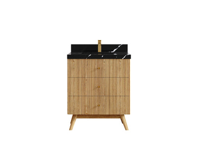 Pasadena White Oak 30 in. W x 22 in. D Single Sink Bathroom Vanity - Willow Bath and Vanity