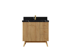 Pasadena White Oak 36 in. W x 22 in. D Center Sink Bathroom Vanity - photo 8