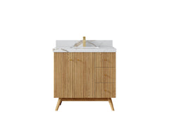 Pasadena White Oak 36 in. W x 22 in. D Center Sink Bathroom Vanity - photo 10