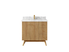 Pasadena White Oak 36 in. W x 22 in. D Center Sink Bathroom Vanity - photo 18
