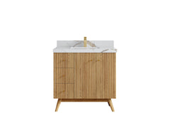 Pasadena White Oak 36 in. W x 22 in. D Center Sink Bathroom Vanity - photo 10